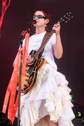 The Last Dinner Party in concert at Finsbury Park in London, UK on 05 July 2026 Lizzie Mayland performing with The Last Dinner Party in concert at Finsbury Park in London, UK on 05 July 2026, Credit:Stephen Keable Avalon UK, Greater London, London, Finsbury Park  Copyright: xStephenxKeablex xAvalonx 1114644601
