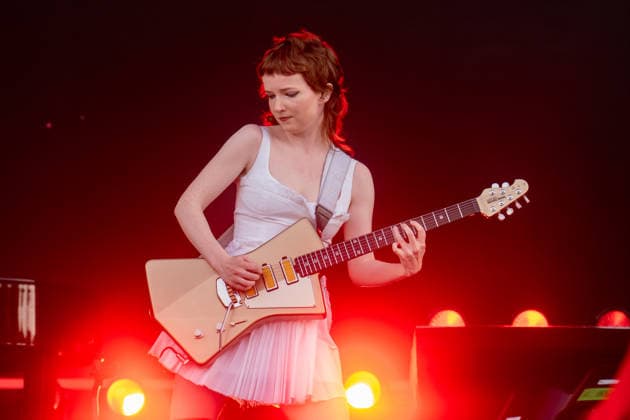 The Last Dinner Party in concert at Finsbury Park in London, UK on 05 July 2026 Emily Roberts performing with The Last Dinner Party in concert at Finsbury Park in London, UK on 05 July 2026, Credit:Stephen Keable Avalon UK, Greater London, London, Finsbury Park  Copyright: xStephenxKeablex xAvalonx 1114644746