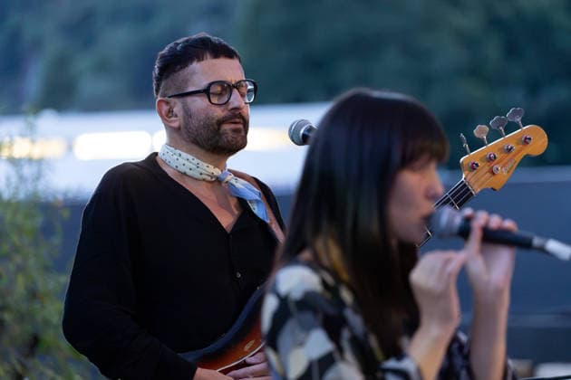 05.07.2026, Bellinzona, Parco Urbano, Nevermind Music Fest 2026: Monte Mai. Fabio Besomi (bass & electronics) and AnaÃ¯s Schmid (lead vocals & synths) Bellinzona Parco Urbano Ticino Switzerland *** July 5, 2026, Bellinzona, Parco Urbano, Nevermind Music Fest 2026 Monte Mai Fabio Besomi on bass and electronics, and Anaïs Schmid on lead vocals and synths Bellinzona Parco Urbano Ticino Switzerland Copyright: xJustPictures.ch FrancescoxMinghettix jp-en-FrMi-_NG_0285