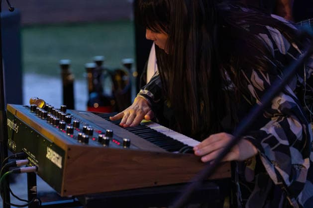 05.07.2026, Bellinzona, Parco Urbano, Nevermind Music Fest 2026: Monte Mai. AnaÃ¯s Schmid (lead vocals & synths) Bellinzona Parco Urbano Ticino Switzerland *** July 5, 2026, Bellinzona, Parco Urbano, Nevermind Music Fest 2026 Monte Mai Anaïs Schmid—lead vocals, synths—Bellinzona, Parco Urbano, Ticino, Switzerland Copyright: xJustPictures.ch FrancescoxMinghettix jp-en-FrMi-_NG_0432