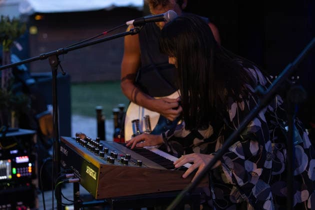 05.07.2026, Bellinzona, Parco Urbano, Nevermind Music Fest 2026: Monte Mai. AnaÃ¯s Schmid (lead vocals & synths) Bellinzona Parco Urbano Ticino Switzerland *** July 5, 2026, Bellinzona, Parco Urbano, Nevermind Music Fest 2026 Monte Mai Anaïs Schmid, lead vocals, synths, Bellinzona, Parco Urbano, Ticino, Switzerland Copyright: xJustPictures.ch FrancescoxMinghettix jp-en-FrMi-_NG_0443