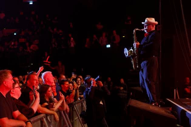 05.07.2026, MADNESS, im konzert live im Tempodrom in Berlin, Musik, Lee Thompson, Saxophon, Berlin Deutschland, Germany *** July 5, 2026, MADNESS, live concert at the Tempodrom in Berlin, music, Lee Thompson, saxophone, Berlin, Germany