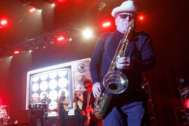 05.07.2026, MADNESS, im konzert live im Tempodrom in Berlin, Musik, Lee Thompson, Saxophon, Berlin Deutschland, Germany *** July 5, 2026, MADNESS, live concert at the Tempodrom in Berlin, music, Lee Thompson, saxophone, Berlin, Germany
