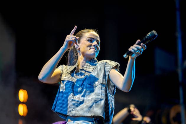 Lucía De la Puerta Performs at MADO 2026 Singer Lucía De la Puerta performs on stage at Plaza de las Reinas during MADO 2026 Madrid Pride on July 5, 2026, in Madrid, Spain. Lucía De la Puerta is an influencer, actress, singer, and medical school graduate. She describes herself as a mecatriz, went viral on TikTok, and has appeared in Netflix projects. She is an urban pop artist and a major advocate for LGBTQI+ visibility on social media. Diego Radamé Madrid, Spain Madrid, Spain Spain  Copyright: xDiegoxRadamÃ sx 7647937