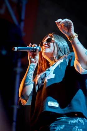 Ptazeta Performs at MADO 2026 Singer Ptazeta performs on the Plaza de las Reinas stage at MADO 2026 Madrid Pride on July 5, 2026, in Madrid, Spain. Ptazeta is a Spanish rapper and singer who rose to international fame thanks to hits like her viral single Mami and her popular collaboration with Bizarrap. She stands out in the urban music scene for her unique flow, explicit lyrics, and her role as an LGBTQI icon. Diego Radamé Madrid, Spain Madrid, Spain Spain  Copyright: xDiegoxRadamÃ sx 7647943