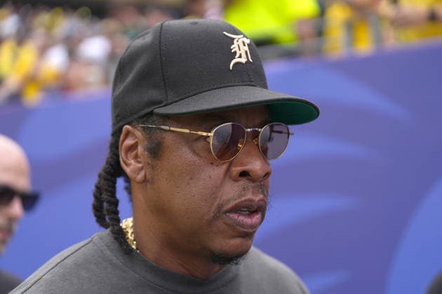 The American artist Jay-Z is attending a FIFA World Cup 2026 match between Brazil and Norway at MetLife Stadium in New Jersey, United States 05 July 2026. FIFA World Cup 2026: Brazil - Norway !ACHTUNG: NUR REDAKTIONELLE NUTZUNG!  Copyright: xOctavioxGuzmanx AMDEP8159 20260705-55020811086_1