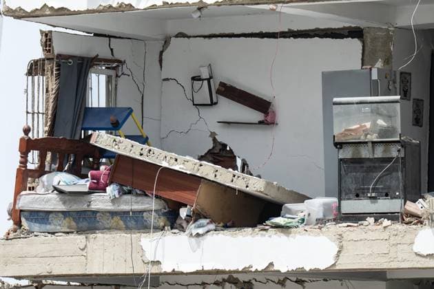 Devastation in Venezuela after twin earthquakes LA GUAIRA, VENEZUELA - JULY 5: A view of the catastrophic destruction across the Caraballeda and Caribe neighborhoods in the coastal city of La Guaira, Venezuela, on July 5, 2026, the area hardest hit by the recent 7.2 and 7.5 magnitude twin earthquakes. Cem Tekkesinoglu Anadolu La Guaira Venezuela. Editorial use only. Please get in touch for any other usage.  Copyright: x2026xAnadoluxCemxTekkesinoglux
