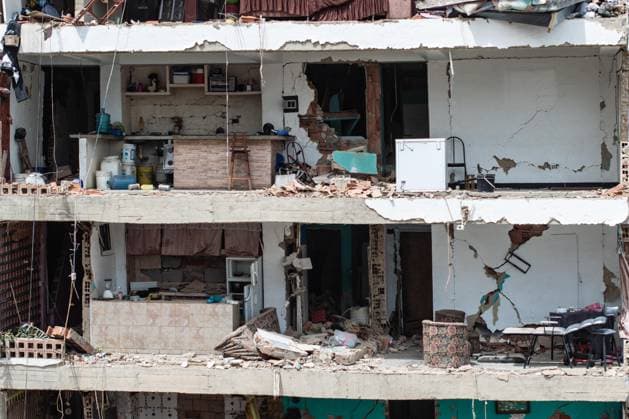 Devastation in Venezuela after twin earthquakes LA GUAIRA, VENEZUELA - JULY 5: A view of the catastrophic destruction across the Caraballeda and Caribe neighborhoods in the coastal city of La Guaira, Venezuela, on July 5, 2026, the area hardest hit by the recent 7.2 and 7.5 magnitude twin earthquakes. Cem Tekkesinoglu Anadolu La Guaira Venezuela. Editorial use only. Please get in touch for any other usage.  Copyright: x2026xAnadoluxCemxTekkesinoglux