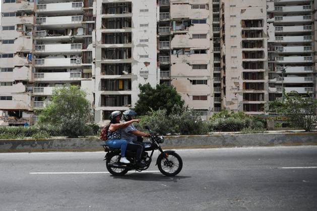 Devastation in Venezuela after twin earthquakes LA GUAIRA, VENEZUELA - JULY 5: A view of the catastrophic destruction across the coastal city of La Guaira, Venezuela, on July 5, 2026, the area hardest hit by the recent 7.2 and 7.5 magnitude twin earthquakes. Muhammed Emin Canik Anadolu Caracas Venezuela. Editorial use only. Please get in touch for any other usage.  Copyright: x2026xAnadoluxMuhammedxEminxCanikx