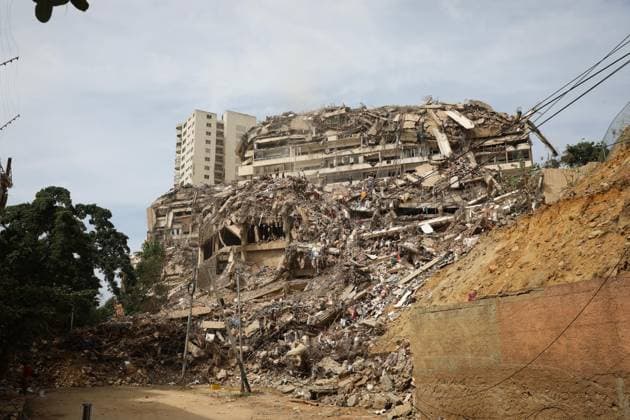 Devastation in Venezuela after twin earthquakes LA GUAIRA, VENEZUELA - JULY 5: A view of the catastrophic destruction across the coastal city of La Guaira, Venezuela, on July 5, 2026, the area hardest hit by the recent 7.2 and 7.5 magnitude twin earthquakes. Muhammed Emin Canik Anadolu Caracas Venezuela. Editorial use only. Please get in touch for any other usage.  Copyright: x2026xAnadoluxMuhammedxEminxCanikx