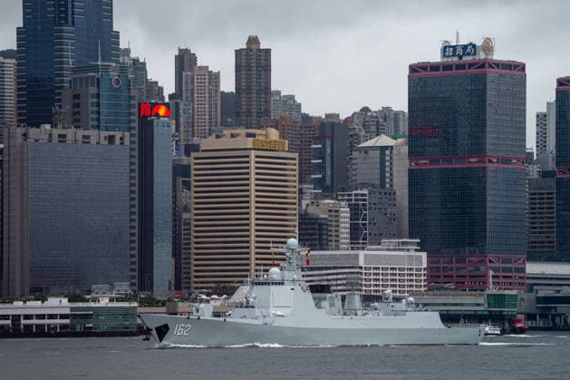 HONGKONG-DAILY The Chinese People s Liberation Army (PLA) Navy guided-missile destroyer Nanning sailing through Victoria Harbor in Hong Kong, July 6, 2026. NEXPHER Vernon Yuen HONG KONG