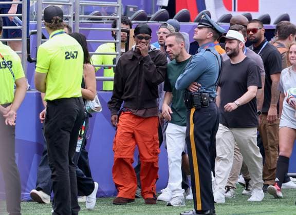 2026 World Cup - Travis Scott Travis Scott attends the match Brazil vs Norway FIFA World Cup 2026 at the New York New Jersey Stadium, NJ on July 5, 2026. Photo by Charles Guerin ABACAPRESS.COM East Rutherford NJ United States  Copyright: xGuerinxCharles ABACAx