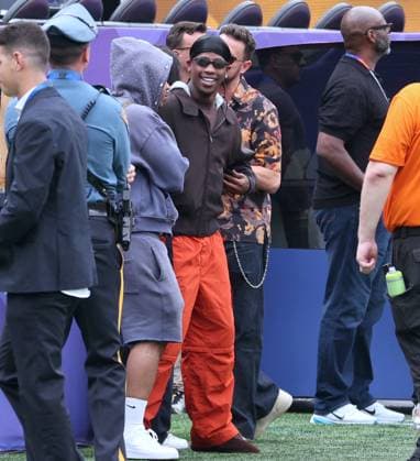 2026 World Cup - Travis Scott Travis Scott attends the match Brazil vs Norway FIFA World Cup 2026 at the New York New Jersey Stadium, NJ on July 5, 2026. Photo by Charles Guerin ABACAPRESS.COM East Rutherford NJ United States  Copyright: xGuerinxCharles ABACAx