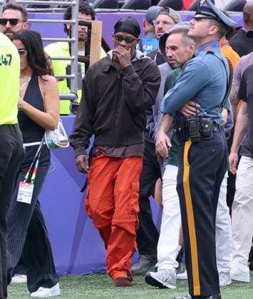 2026 World Cup - Travis Scott Travis Scott attends the match Brazil vs Norway FIFA World Cup 2026 at the New York New Jersey Stadium, NJ on July 5, 2026. Photo by Charles Guerin ABACAPRESS.COM East Rutherford NJ United States  Copyright: xGuerinxCharles ABACAx