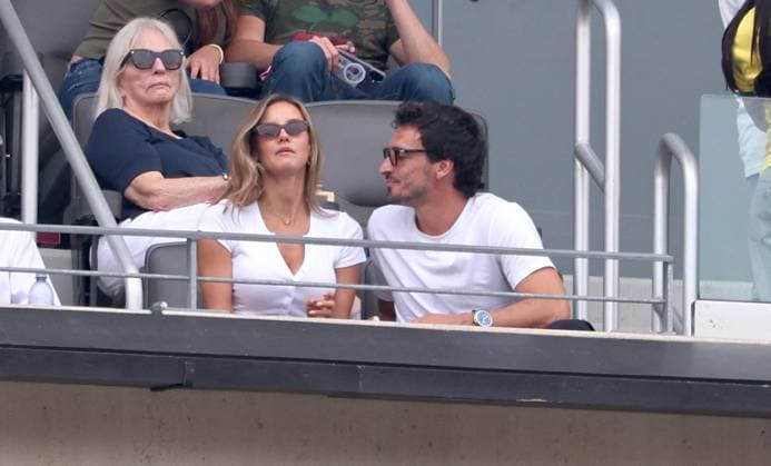 2026 World Cup - Mats Hummels With Gilfriend Mats Hummels with gilfriend German model and influencer Nicola Cavanis attend the match Brazil vs Norway FIFA World Cup 2026 at the New York New Jersey Stadium, NJ on July 5, 2026. Photo by Charles Guerin ABACAPRESS.COM East Rutherford NJ  Copyright: xGuerinxCharles ABACAx