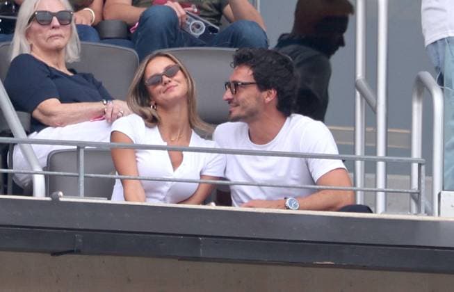 2026 World Cup - Mats Hummels With Gilfriend Mats Hummels with gilfriend German model and influencer Nicola Cavanis attend the match Brazil vs Norway FIFA World Cup 2026 at the New York New Jersey Stadium, NJ on July 5, 2026. Photo by Charles Guerin ABACAPRESS.COM East Rutherford NJ  Copyright: xGuerinxCharles ABACAx