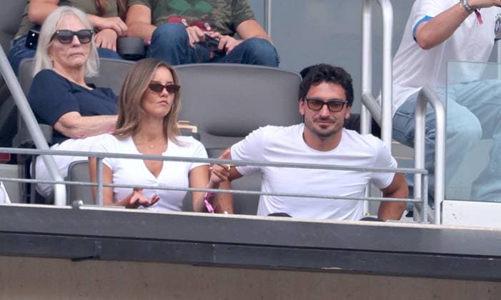 2026 World Cup - Mats Hummels With Gilfriend Mats Hummels with gilfriend German model and influencer Nicola Cavanis attend the match Brazil vs Norway FIFA World Cup 2026 at the New York New Jersey Stadium, NJ on July 5, 2026. Photo by Charles Guerin ABACAPRESS.COM East Rutherford NJ  Copyright: xGuerinxCharles ABACAx