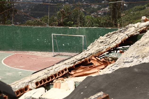 Earthquake Damage Remains Visible in El Junquito as Recovery Continues EL JUNQUITO, CARACAS, VENEZUELA JULY 5, 2026: Destroyed buildings and damaged infrastructure are seen in the El Junquito district of Caracas following the devastating twin earthquakes that struck Venezuela s northern Caribbean region on June 24. Recovery and damage assessment operations continue across affected communities. According to the latest official figures, at least 3,342 people have been killed, more than 16,400 injured, and over 17,000 left homeless as a result of the disaster. EL JUNQUITO Venezuela (Bolivarian Republic of) Copyright: x xLauraxdexChiclanax xJNAxPressx