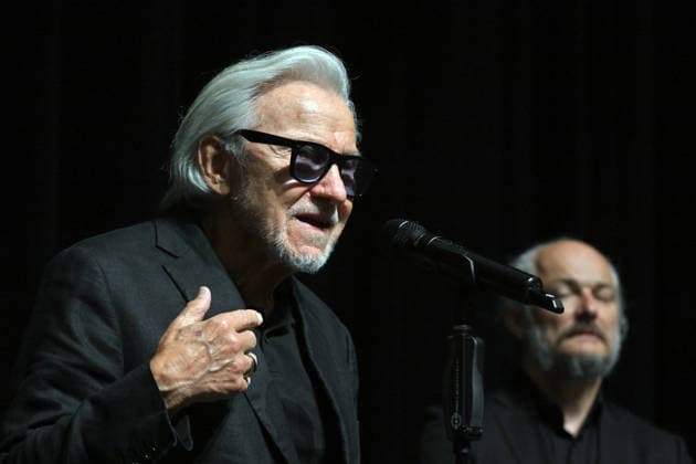 Entertainment Themen der Woche KW27 The 60th Karlovy Vary International Film Festival continued on its third day, in Karlovy Vary, Czech Republic, on July 5, 2026. American actor Harvey Keitel, left, presented the film Mean Streets in the Great Hall of the Thermal Hotel. On the right is the artistic director of the festival Karel Och. (CTKxPhoto SlavomirxKubes) CTKPhotoP2026070506252  CTKPhotoP2026070506252