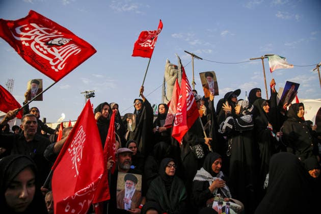 Farewell ceremony for former Iranian Supreme Leader Khamenei held in Tehran TEHRAN, IRAN - JULY 06: Iranians gather during a farewell ceremony for former Iranian Supreme Leader Ali Khamenei, who was killed in the U.S.-Israeli attacks, in Tehran, Iran, on July 06, 2026. Millions of people carrying Iranian flags and posters attended the procession, which began early in the morning and stretched from Damavand Street through Imam Hossein Square and Enghelab Square to Azadi Square. Fatemeh Bahrami Anadolu Tehran Iran. Editorial use only. Please get in touch for any other usage.  Copyright: x2026xAnadoluxFatemehxBahramix