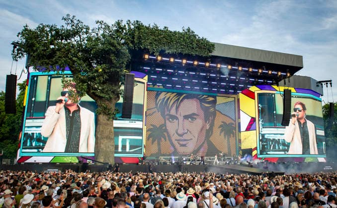 Duran Duran at BST Festival 05 July 2026 Duran Duran perform at American Express presents BST Hyde Park Festival in London on 5th July 2026. Nick Rhodes keyboards, John Taylor bass, Roger Taylor drums, Simon Le Bon lead vocals, Dominic Brown - guitars, Credit:Zoran Veselinovic B4859 Avalon UK, London, Hyde Park  Copyright: xZoranxVeselinovicx xB4859x xAvalonx 1114713272