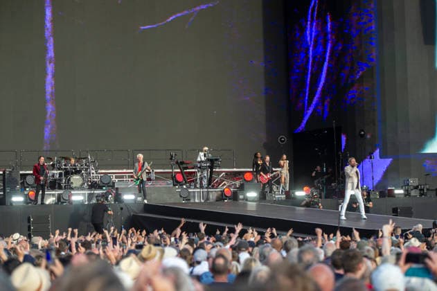 Duran Duran at BST Festival 05 July 2026 Duran Duran perform at American Express presents BST Hyde Park Festival in London on 5th July 2026. Nick Rhodes keyboards, John Taylor bass, Roger Taylor drums, Simon Le Bon lead vocals, Dominic Brown - guitars, Credit:Zoran Veselinovic B4859 Avalon UK, London, Hyde Park  Copyright: xZoranxVeselinovicx xB4859x xAvalonx 1114713460