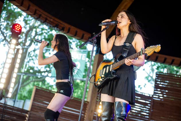SISTRA at BST Festival 05 July 2026 Sylvie and Sasha Briggs, London-based sister duo called SISTRA perform at American Express presents BST Hyde Park Festival in London on 5th July 2026., Credit:Zoran Veselinovic B4859 Avalon UK, London, Hyde Park  Copyright: xZoranxVeselinovicx xB4859x xAvalonx 1114749365