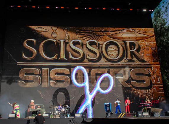 Scissor Sisters at BST Festival 05 July 2026 Scissor Sisters perform at American Express presents BST Hyde Park Festival in London on 5th July 2026. Guest appearance from Mel C. Jason Jake Shears Sellards lead vocals, Scott Babydaddy Hoffman bass guitar, Derek Del Marquis Gruen lead guitar., Credit:Zoran Veselinovic B4859 Avalon UK, London, Hyde Park  Copyright: xZoranxVeselinovicx xB4859x xAvalonx 1114743200