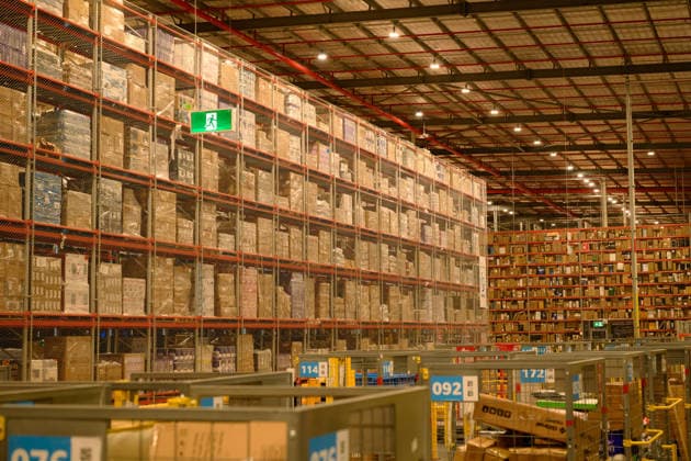 AMAZON PRIME DAY SALE PREVIEW, General view of the Amazon Fulfilment Centre in Kemps Creek, Sydney, Monday, July 6, 2026. ( NO ARCHIVING SYDNEY NEW SOUTH WALES AUSTRALIA  Copyright: xGEORGExCHANx 20260706137905189610