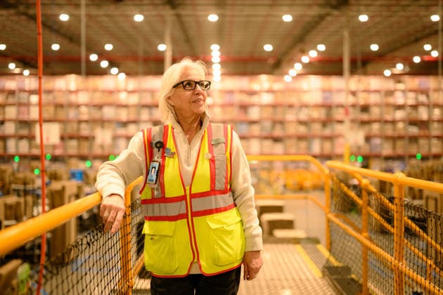 AMAZON PRIME DAY SALE PREVIEW, Operation ship dock area manager Jaki Ellis poses for a photograph at the Amazon Fulfilment Centre in Kemps Creek, Sydney, Monday, July 6, 2026. ( NO ARCHIVING SYDNEY NEW SOUTH WALES AUSTRALIA  Copyright: xGEORGExCHANx 20260706147957859300