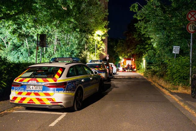 Streit eskaliert Mann stürzt aus drittem Stock Am 06.07.2026 kam es gegen 00:30 Uhr in einer Wohnung in Mainz-Ebersheim zu einem eskalierten Streit. Ein Mann stürzte dabei aus dem dritten Obergeschoss eines Mehrparteienhauses und wurde schwer lebensbedrohlich verletzt. Eine Frau wurde mit Würgemalen am Hals angetroffen, nachdem sie sich zu Nachbarn retten konnte. In der Wohnung befanden sich zudem zwei Kleinkinder. Polizei, Feuerwehr Mainz sowie Rettungsdienst waren mit mehreren Fahrzeugen im Einsatz. Mainz Rheinland-Pfalz Deutschland *** Argument Escalates; Man Falls from Third Floor On July 6, 2026, at approximately 12:30 a.m., an argument escalated in an apartment in Mainz-Ebersheim. During the incident, a man fell from the third