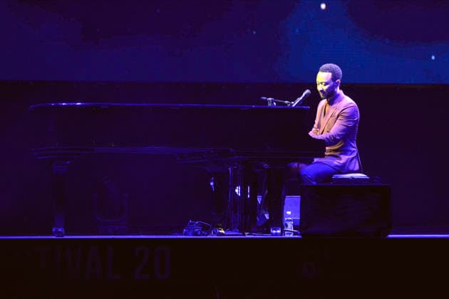 IPA86428432 - Lucca, July 5, 2026 As it does every year, the Lucca Summer Festival brings international singers to Piazza Napoleone, such as John Legend for his concert. In the photo: John Legend playing the piano.  Copyright: xRobertoCappellox xRobertoxCappellox 86428432
