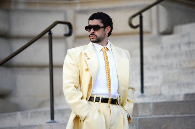 Bad Bunny at the Schiaparelli Fall Winter 2026–2027 Haute Couture Collection fashion show during Paris Fashion Week,July 6, 2026 Celebrities at the Schiaparelli Fall Winter 2026–2027 Haute Couture Collection fashion show during Paris Fashion Week on July 6, 2026, in Paris, France  Copyright: xAgence BestimagexAgence Bestimagex
