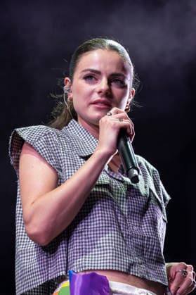 MADO 2026 Festival - Lucia de la Puerta The singer Lucia de la Puerta performs during the MADO 2026 Festival, in the Plaza de las Reinas in Madrid. Madrid Spain Copyright: xAtilanoxGarciax xSOPAxImagesx photo01497