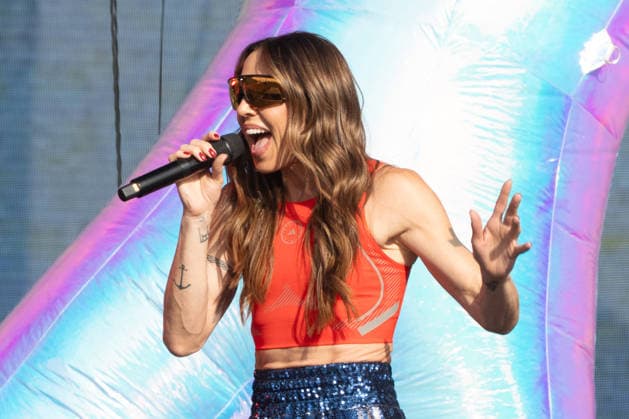 Melanie C on stage as the Scissor Sisters performs during BST Hyde Park at Hyde Park in London, England. UK. Sunday 5th July 2026. Copyright: xJamesxWarrenx SCISSOR SISTERS AND MELANIE C - BST HYDE PARK10