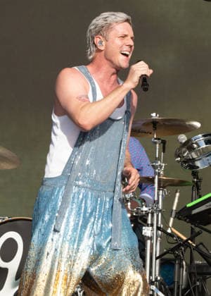 Jake Shears on stage as the Scissor Sisters performs during BST Hyde Park at Hyde Park in London, England. UK. Sunday 5th July 2026. Copyright: xJamesxWarrenx SCISSOR SISTERS AND MELANIE C - BST HYDE PARK6