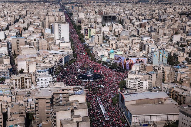 Farewell ceremony for former Iranian Supreme Leader Khamenei in Tehran TEHRAN, IRAN - JULY 6: (----EDITORIAL USE ONLY - MANDATORY CREDIT - IRANIAN LEADER PRESS OFFICE HANDOUT - NO MARKETING NO ADVERTISING CAMPAIGNS - DISTRIBUTED AS A SERVICE TO CLIENTS----) Millions of people gather in the streets, to attend the farewell ceremony for Iran s former Supreme Leader Ali Khamenei, who was killed in the attacks carried out by the United States and Israel, in Tehran, Iran on July 6, 2026. The ceremony began early in the morning as mourners carrying Iranian flags and posters filled Damavand Avenue, Imam Hossein Square, Enghelab Square and Azadi Square in the capital. Participants expressed grief during the procession. Iranian Leader Press Offic  Copyright: x2026xAnadoluxIranianxLeaderxPressxOffice Handoutx