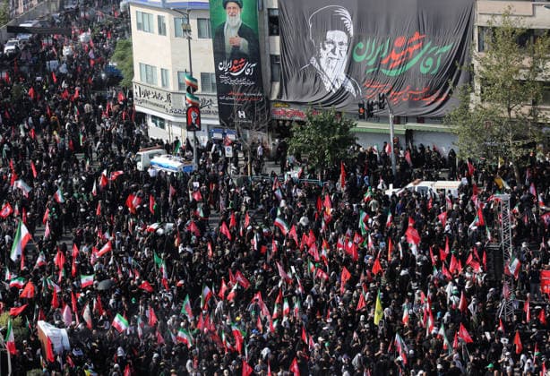 Farewell ceremony for former Iranian Supreme Leader Khamenei in Tehran TEHRAN, IRAN - JULY 6: Millions of people gather in the streets of Tehran, Iran, to attend the farewell ceremony for Iran s former Supreme Leader Ali Khamenei, who was killed in the attacks carried out by the United States and Israel, on July 6, 2026. The ceremony began early in the morning as mourners carrying Iranian flags and posters filled Damavand Avenue, Imam Hossein Square, Enghelab Square and Azadi Square in the capital. Participants expressed grief during the procession. Fatemeh Bahrami Anadolu Tehran Iran. Editorial use only. Please get in touch for any other usage.  Copyright: x2026xAnadoluxFatemehxBahramix