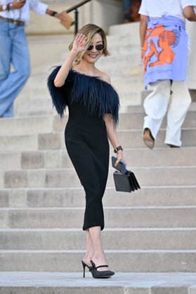 PFW Haute Couture Schiaparelli Outside Arrivals JR Michelle Yeoh arriving at the Schiaparelli show during Haute Couture Fashion Week in Paris, France, on 6 July 2026. Photo by Julien Reynaud APS-Medias ABACAPRESS.COM Paris France  Copyright: xReynaudxJulien APS-Medias ABACAx