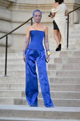 PFW Haute Couture Schiaparelli Outside Arrivals JR Tatiana Korsakova arriving at the Schiaparelli show during Haute Couture Fashion Week in Paris, France, on 6 July 2026. Photo by Julien Reynaud APS-Medias ABACAPRESS.COM Paris France  Copyright: xReynaudxJulien APS-Medias ABACAx