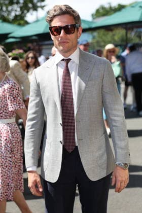 . 06 07 2026. London, United Kingdom. Actor James Norton arriving on day eight of the Wimbledon Tennis Championships in London.  xStephenxLockx xi-Imagesx IIM-26885-0001