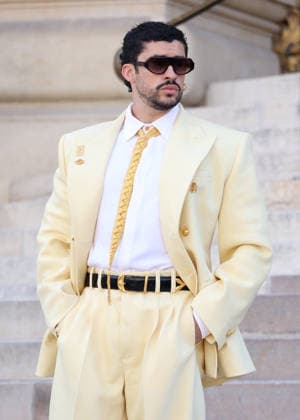 Bad Bunny Arrives at the Schiaparelli Fall Winter 2026–2027 Haute Couture Collection Fashion Show During Paris Fashion Week on July 6, 2026 Denis Guignebourg Bestimage Celebrities at the Schiaparelli Fall Winter 2026–2027 Haute Couture Collection fashion show, during Paris Fashion Week on July 6, 2026, Paris, France  Copyright: xDenisxGuignebourgx xBestimagexDenisxGuignebourgx xBestimagex