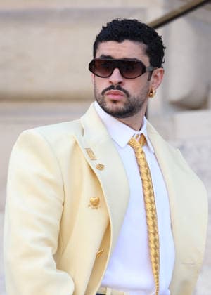 Bad Bunny Arrives at the Schiaparelli Fall Winter 2026–2027 Haute Couture Collection Fashion Show During Paris Fashion Week on July 6, 2026 Denis Guignebourg Bestimage Celebrities at the Schiaparelli Fall Winter 2026–2027 Haute Couture Collection fashion show, during Paris Fashion Week on July 6, 2026, Paris, France  Copyright: xDenisxGuignebourgx xBestimagexDenisxGuignebourgx xBestimagex
