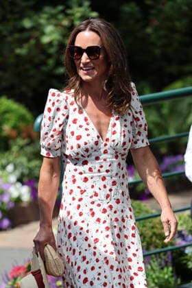 . 06 07 2026. London, United Kingdom. Pippa Middleton arriving on day eight of the Wimbledon Tennis Championships in London.  xStephenxLockx xi-Imagesx IIM-26885-0014