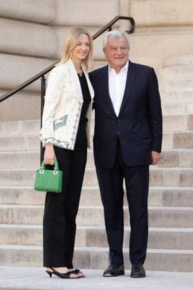 PFW HC Schiaparelli Outside Arrivals NB Delphine Arnault, Sidney Toledano arrived at the Schiaparelli Haute Couture Fall Winter 2026 2027 show as part of Paris Fashion Week on July 06, 2026 in Paris, France. Photo by Nasser Berzane ABACAPRESS.COM Paris France  Copyright: xBerzanexNasser ABACAx