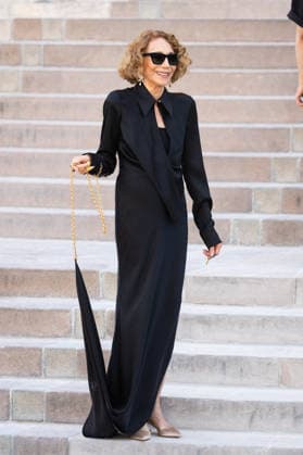 PFW HC Schiaparelli Outside Arrivals NB Marisa Berenson arrived at the Schiaparelli Haute Couture Fall Winter 2026 2027 show as part of Paris Fashion Week on July 06, 2026 in Paris, France. Photo by Nasser Berzane ABACAPRESS.COM Paris France  Copyright: xBerzanexNasser ABACAx