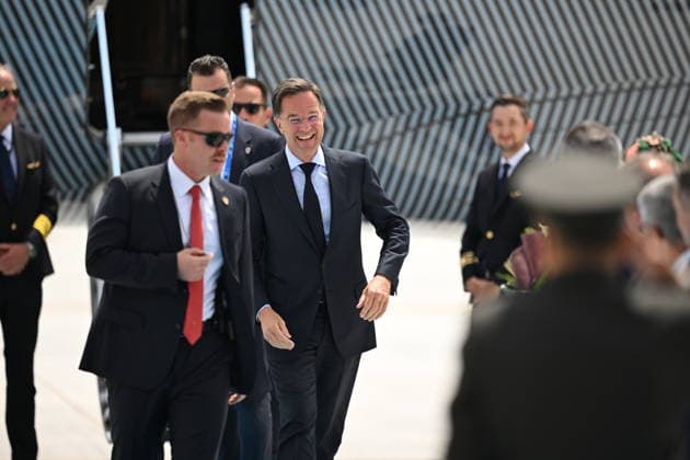Ahead of 36th NATO Summit in Ankara ANKARA, TURKIYE - JULY 06: NATO Secretary General Mark Rutte arrives at Ankara Airport ahead of the 36th NATO Heads of State and Government Summit in Ankara, Turkiye, on July 06, 2026. Muhammed Abdullah Kurtar Anadolu Ankara Turkey. Editorial use only. Please get in touch for any other usage.  Copyright: x2026xAnadoluxMuhammedxAbdullahxKurtarx