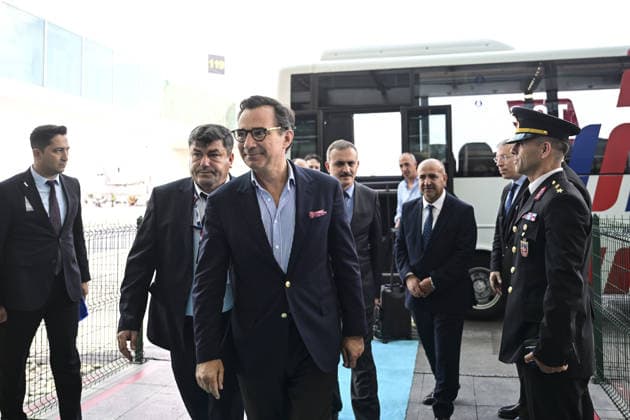 Ahead of 36th NATO Summit in Ankara ANKARA, TURKIYE - JULY 06: President of the NATO Parliamentary Assembly, Marcos Perestrello, arrives at Esenboga Airport ahead of the 36th NATO Heads of State and Government Summit in Ankara, Turkiye, on July 06, 2026. Mehmet Futsi Anadolu Ankara Turkey. Editorial use only. Please get in touch for any other usage.  Copyright: x2026xAnadoluxMehmetxFutsix