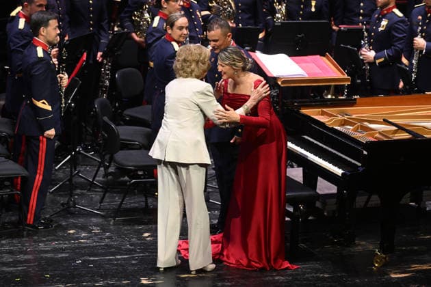 Queen Sofía Attends Conference on the Crucial Contributions to the American Revolution Queen Sofía at the Conference on the Crucial Contributions to the American Revolution by the Historical Figures Bernardo de Gálvez and Francisco de Saavedra, at the Teatro Real, on July 6, 2026, in Madrid, Spain. CELEBRITIES AMERICAN REVOLUTION CONFERENCE José Madrid Madrid Spain  Copyright: xJosÃ xOlivax 7649430