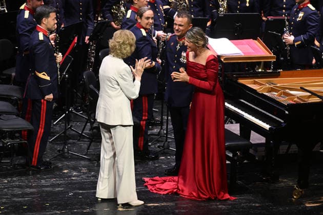 Queen Sofía Attends Conference on the Crucial Contributions to the American Revolution Queen Sofía at the Conference on the Crucial Contributions to the American Revolution by the Historical Figures Bernardo de Gálvez and Francisco de Saavedra, at the Teatro Real, on July 6, 2026, in Madrid, Spain. CELEBRITIES AMERICAN REVOLUTION CONFERENCE José Madrid Madrid Spain  Copyright: xJosÃ xOlivax 7649433